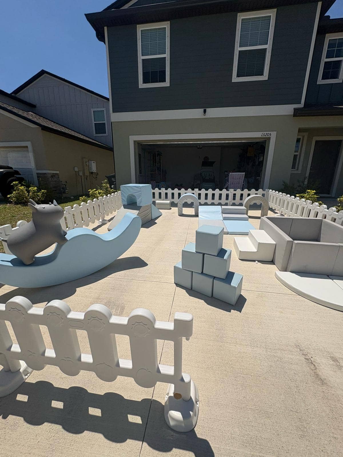 Soft play fence enclosure and climbing pieces — Parrish FL